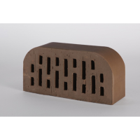 Фигурный дырчатый кирпич Lode Brunis F14 250х120х65 коричневый