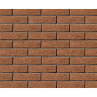 Кирпич фасадный Lode Vecais Rudis, 250x85x65 светло-коричневый ретро
